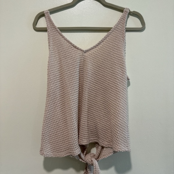 Blu-Pepper Cream Knit Tank Top - Picture 2 of 2